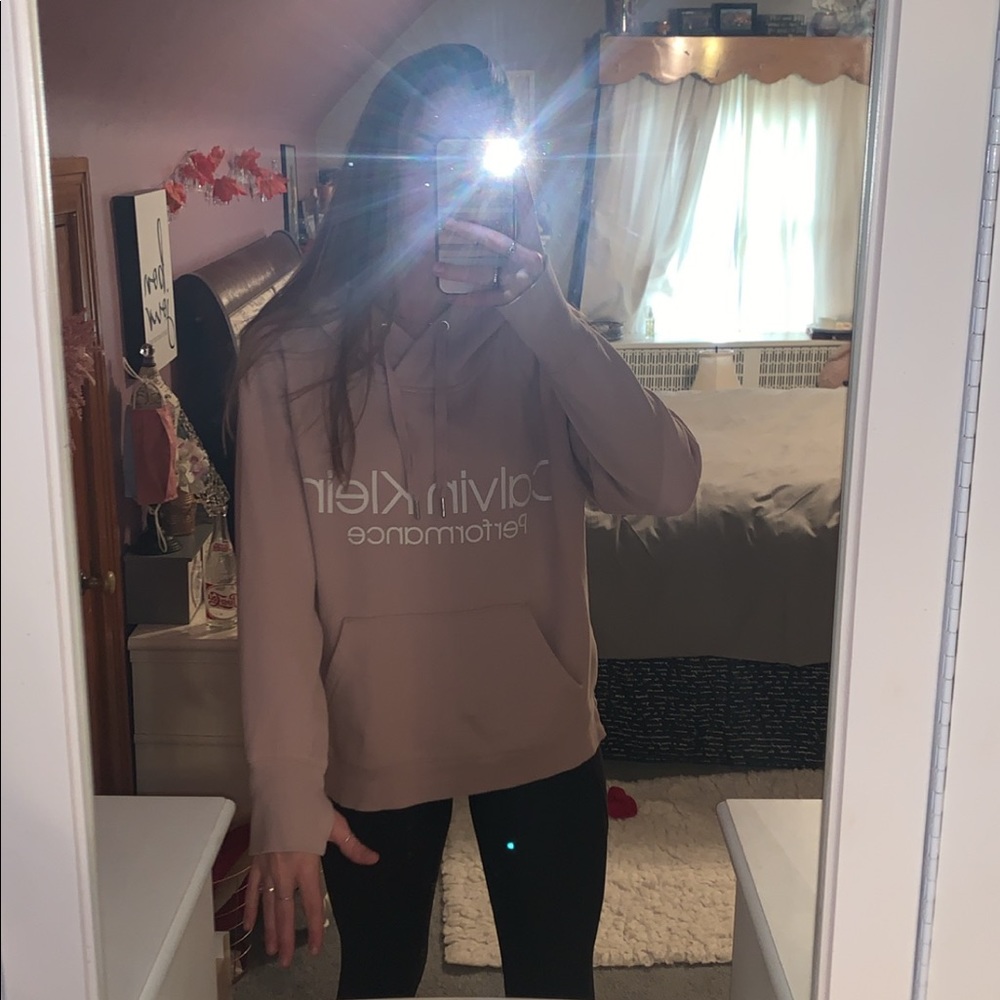 Pink Calvin Klein Hoodie